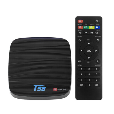 

T98 Smart Android 71 TV Box RK3328 Quad Core 4K VP9 H265 USB30 2GB 16GB Mini PC DLNA WiFi LAN Bluetooth 40 HD Media Player E