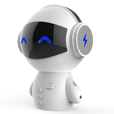 

Portable robot Bluetooth audio outdoor karaoke wireless speaker AUX TF input player Mobile phone emergency charging MP3 speakers