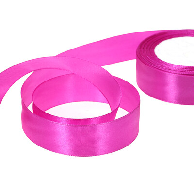 

25 YardsRoll 25mm Width Silk Satin Ribbon DIY Wedding Party Decoration Bow Crafts Invitation Card Gift Wrapping Christmas Ribbons