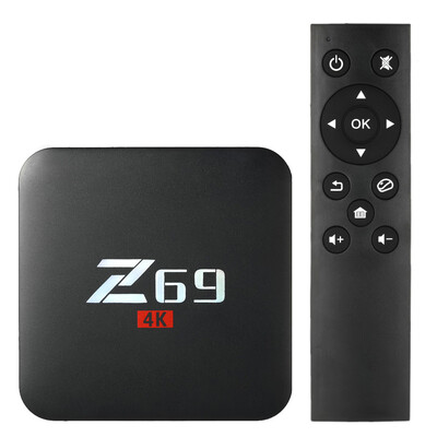 

Z69 Smart Android 71 TV Box Amlogic S905X Quad-core UHD 4K 3GB 32GB Mini PC LAN & WiFi H265 Miracast Media Player US Plug