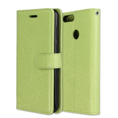 

MOONCASE Huawei P Smart 3 Card Photo Frame Leather Case - Green