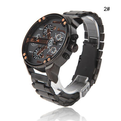 

Hot Mens Fashion Luxury Watch Stainless Steel Sport Analog Quartz Wristwatches