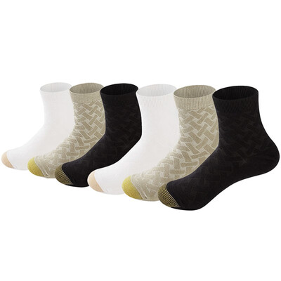 

LifeWheel Men Bamboo Antibacterial Breathable Mid Length Daily Crew Casual Socks