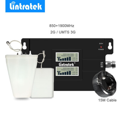 

Lintratek NEW LCD Signal Booster Repeater 3G 4G 850MHz UMTS 1900MHz Band 5 Band 2 Repetidor De Sinal De Celular 850 1900 mhz15