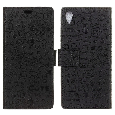 

MOONCASE ASUS ZenFone Live L1 ZA550KL Little Witch Leather Case - Black