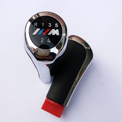 

5 Speed 6 Speed Car Gear Shift Knob For BMW 1 3 5 6 Series M Logo E30 E32 E34 E36 E38 E39 E46 E53 E60 E63 E83 E84 Light plating