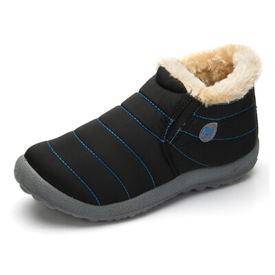 

Waterproof Women Winter Shoes Couple Unisex Snow Boots Warm Fur Inside Antiskid Bottom Keep Warm Mother Casual Boots