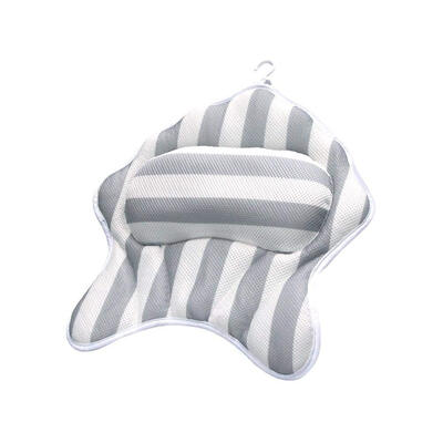 

UpperX Bathtub Spa Bath Pillow Cushion Comfortable Head Rest&Neck Back Shoulder Support by Idle Hippo