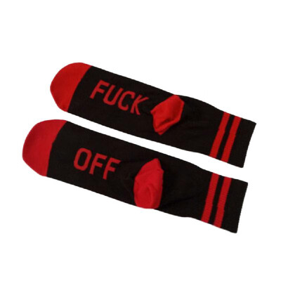 

A Pair Unique Words Series Comfortable Cotton Hose Socks Warm&Breathable Sock for Men Women Autumn Winter