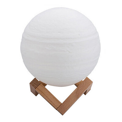 

UpperX 3D Light Print 16 Color Jupiter Lamp Remote Control Colorful Lamp Rechargeable Usb Led Night Light Home Decor Creative Gift