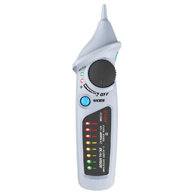 

BSIDE Non-contact AC Voltage Tester Pen Shaped V～Alert Detector AutoManual Dual Mode NCV Tester Live Wire Check with Adjustable
