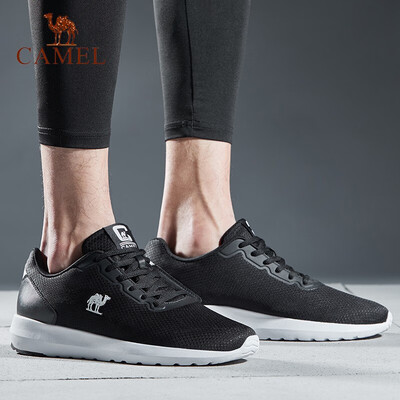 

Camel CAMEL sneakers for men&women couples running shoes student fashion casual shoes lightweight breathable running shoes A912600045 male models black white 41