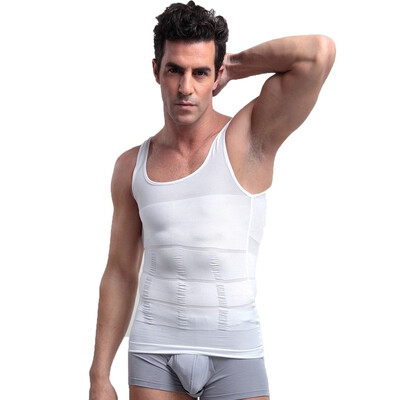 Mens body fitted vest Waist waist underwear Finalize the tight bodice