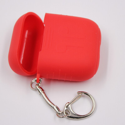 

Airpods Case Apple Headphones Silicone Case iphone Bluetooth Wireless Headphones Anti-lost Chain