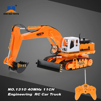 

HUI NA TOYS NO1310 40MHz 11CH Engineering Electric Excavator Heavy Machinery RC Toy Car Truck