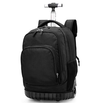 

Middle school students trolley bags for boy travel backpack teens schoolbag girl luggage waterproof wheel computer bag suitcase