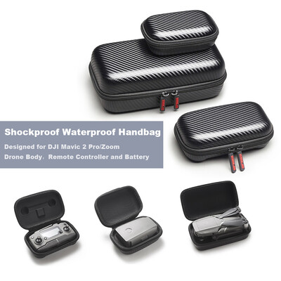 

Portable Shockproof Waterproof Handbag for DJI Mavic 2 ProZoom Drone Body&Remote Controller Battery Bag Accessory