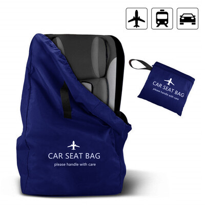 

Large Gate Check Travel Luaage Bag with Backpack Shoulder Straps Baby Car Seat Storage Bag Stroller Carrier Best for Airplanes
