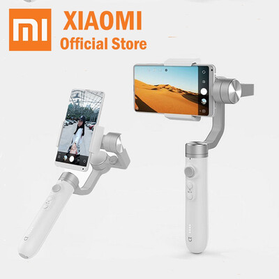 

Original Xiaomi Mijia 3 Axis Handheld Gimbal Stabilizer smart white color for xiaomi Action Camera Phone Mix 2 2S