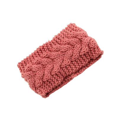 

Winter Fashion Women Knitted Turban Headbands Solid Color Warm Crochet Headwrap Wide Ear Warmer Hairband Hair Accessories 22