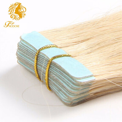 

22 "seamless extension human wig double-sided gel hair