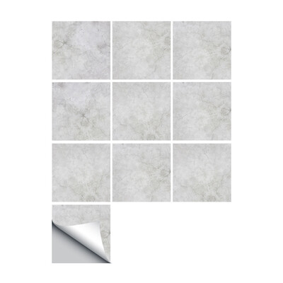 

10 PcsSet Self Adhesive Tile Stickers Art Decals DIY Wall Sticker Kitchen Backsplash Bathroom Removable Home Tidy Protection