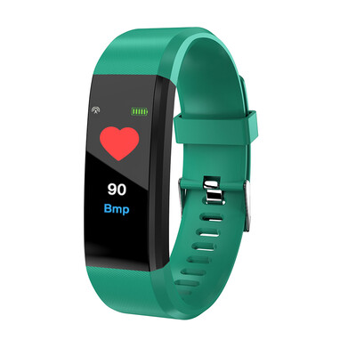 

ID115plus Smart Bracelet 096inch TFT Screen 90mAh Heart Rate Blood Pressure Monitoring Calorie Fitness IP67 Waterproof BT Alarm S