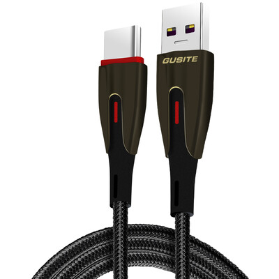 

Gust type-c data line for millet 6mix2 P9P10 Huawei P20 Pro glory 89V9V10 mobile phone charging 5A fast-shooting tablet accessories TC-X5