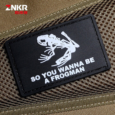 

Guide guest ZNKR Velcro chapter outdoor equipment armband backpack fashion paste logo Z18112 black label