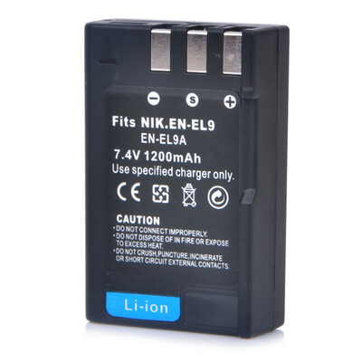 

1200mah EN-EL9 Battery Pack for Nikon EN-EL9A EN-EL9 D5000 D3000 D40 D60
