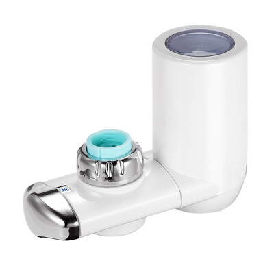 

Tap Water Purifier with 1 Activated Carbon Filter Handy Kitchen Faucet Filter Element Portable Water Faucet Purifier