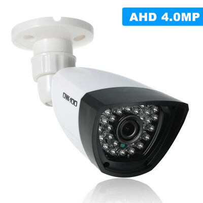 

OWSOO 4MP AHD Bullet Waterproof Camera Support IR-CUT Night Vision 30pcs Infrared Lamps 128" CMOS for Home Security NTSC System