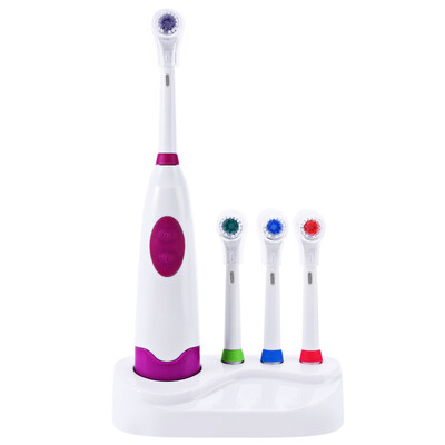 

Electric Toothbrush with 4 Brush Heads Oral Hygiene Dental Care Accessories