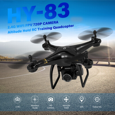 

HY-83 GPS Drone with Camera 720P Altitude Hold Follow Me Orbiting Fly Quadcopter