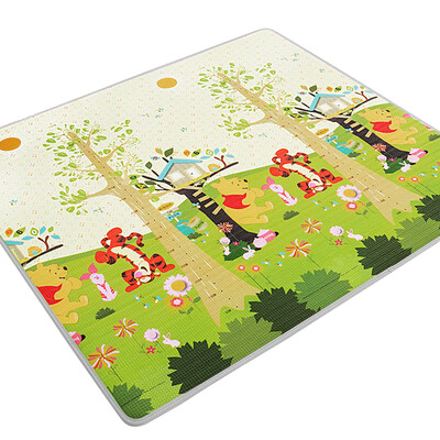

Disney Disney baby crawling mat climbing mat living room home PE double thickening 2CM children non-slip mat game blanket foam pad Mickeyini height feet 2 m 18 m