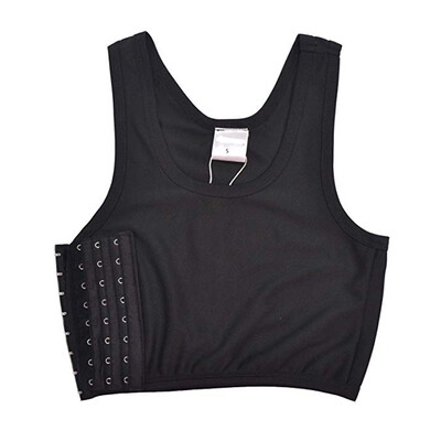 

SLIMBELLE Sexy Breathable Buckle Short Chest Breast Binder Trans Lesbian Tomboy