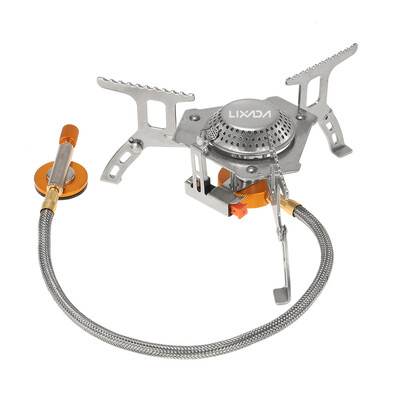 

Lixada Camping Gas Stove Outdoor Cooking Portable Foldable Split Burner 3000W