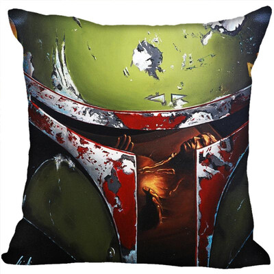 

Star Wars Pillow Cover Bedroom Home Office Decorative Pillowcase Square Zipper Pillow Cases Satin Fabric No Fade