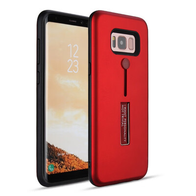 

2018 Matte Phone Case For Samsung Galaxy S8 S9 Invisible Kickstand Cases For Samsung Note 8 9 A8 2018 Hard PC Cover Capa Coque