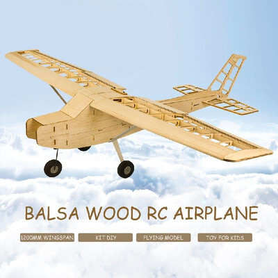 

Dancing Wings Hobby T2004 Balsa Wood RC Airplane Aircraft PNP DIY Flying Model with Motor ESC Servo