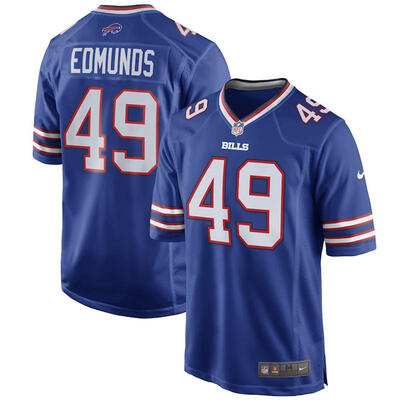 Youth Football Jersey Buffalo Bills Tremaine Edmunds Royal 2018 Draft First Round Pick 2 Game Jersey