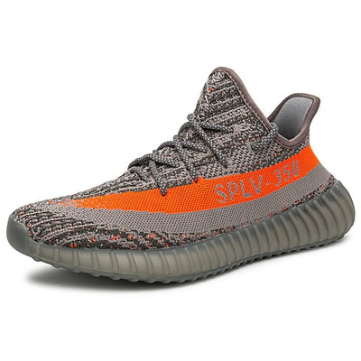 

Man yeezy350V2 grey orange