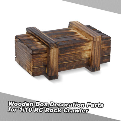 

Wooden Box Decor Accessories Parts for 110 Traxxas HSP Redcat HPI TAMIYA CC01