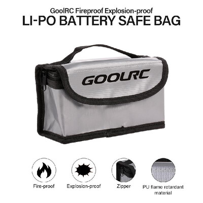 

GoolRC Battery Safe Bag Lipo Battery Storage Bag Pouch Sack Fireproof Explosion-proof for RC Drone Car Helicopter