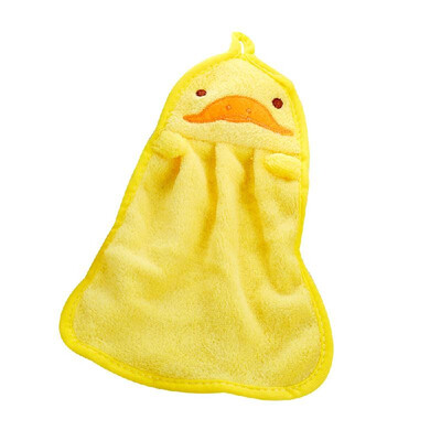 

Cute Animal New Candy Colors Hand Towels Soft Coral Velvet Animal Towel Can Be Hung Kitchen Used Green