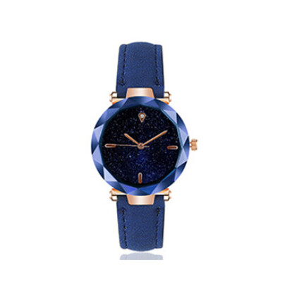 

Automatic Mechanical Distinctive Leather Strip Steel Clasp Quartz Watch Plush Band