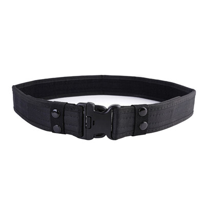 

Army Style Combat Tactical Heavy Duty Waist Belt Quick Release Buckle Canvas Waistband Outdoor Hunting