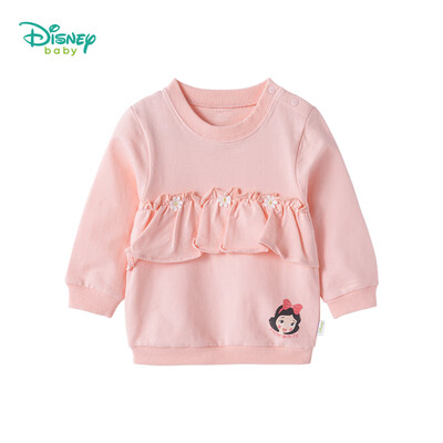 

Disney Childrens Wear Childrens Sweater Autumn New Tops Female Baby Shoulder Buckle Casual Long Sleeve Jacket 183S1049 Pink 3 YearsHeight 100cm