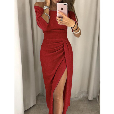 

NeillieN evening dressesone-collar evening dressesAutumn&winter dresses with hip skirtsHigh waist dress skirt