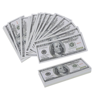 

50PCS Dollar Bill Souvenir Banknote Commemorative Banknotes Realistic Fake Play Money With U S Characteristics Real Looking Double